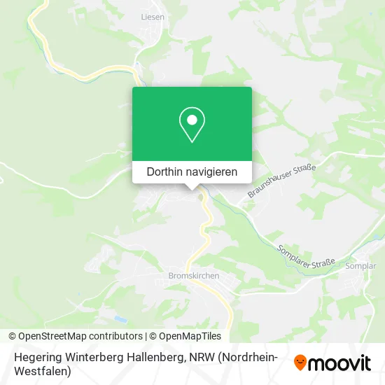 Hegering Winterberg Hallenberg Karte