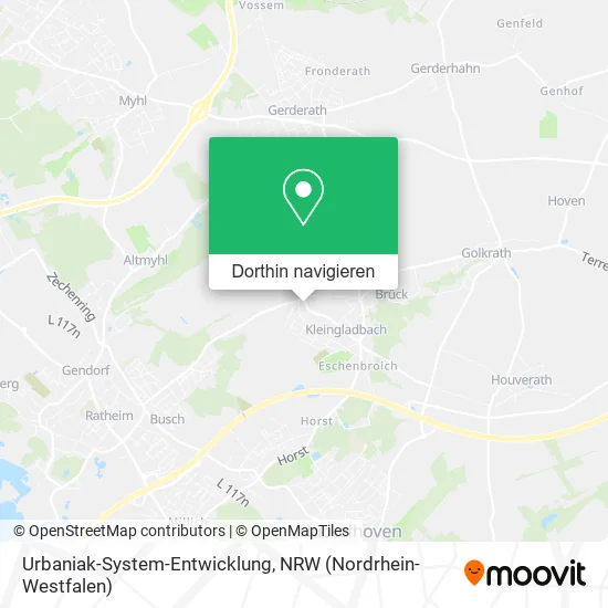 Urbaniak-System-Entwicklung Karte