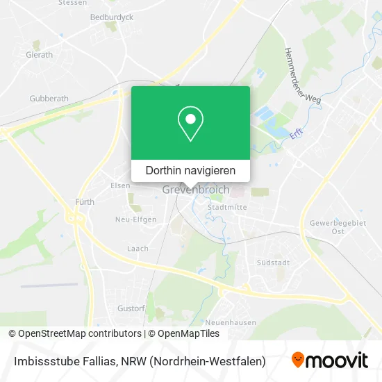 Imbissstube Fallias Karte