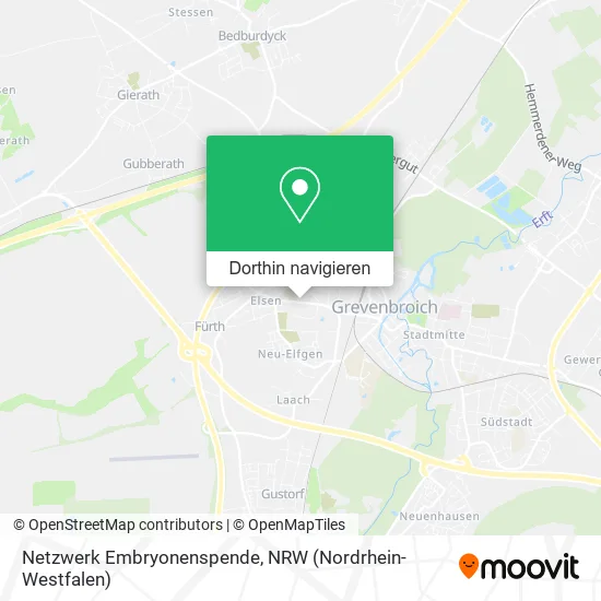 Netzwerk Embryonenspende Karte