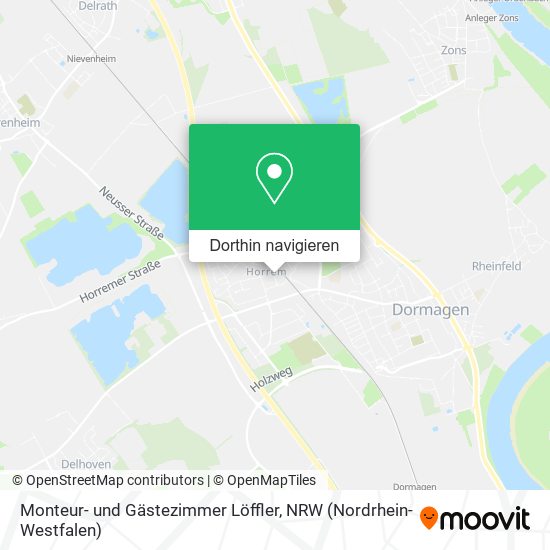 Monteur- und Gästezimmer Löffler Karte