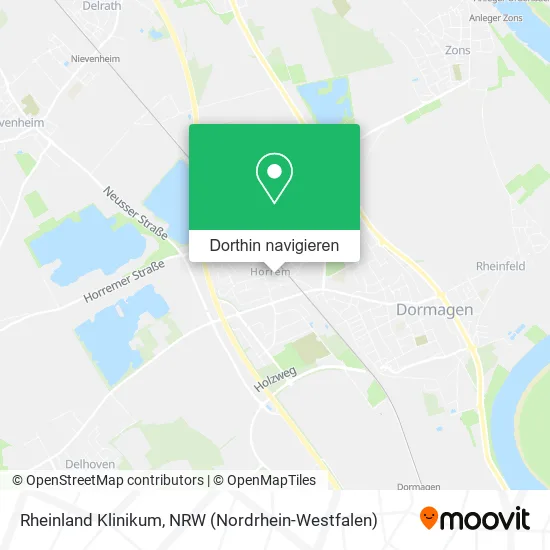 Rheinland Klinikum Karte