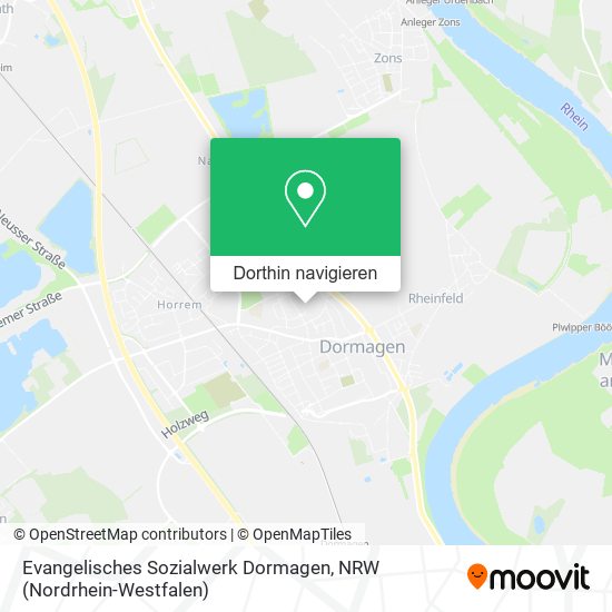 Evangelisches Sozialwerk Dormagen Karte