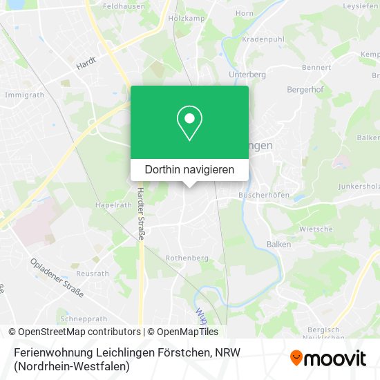 Ferienwohnung Leichlingen Förstchen Karte