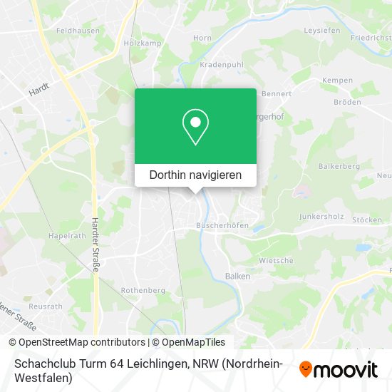 Schachclub Turm 64 Leichlingen Karte