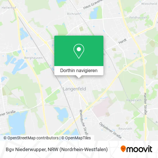 Bgv Niederwupper Karte