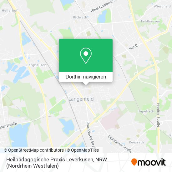 Heilpädagogische Praxis Leverkusen Karte