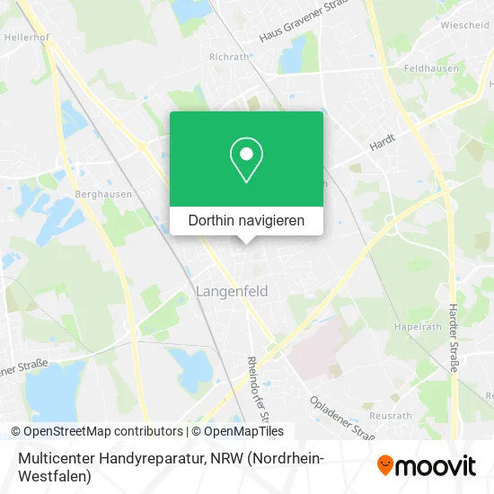 Multicenter Handyreparatur Karte