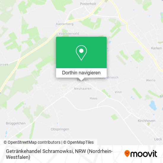 Getränkehandel Schramowksi Karte
