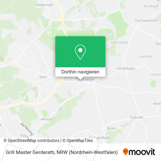 Grill Master Gerderath Karte