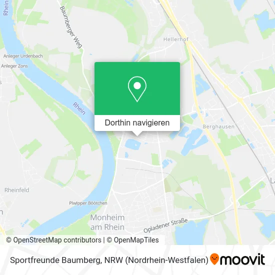 Sportfreunde Baumberg Karte