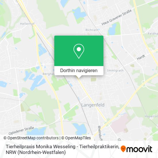 Tierheilpraxis Monika Wesseling - Tierheilpraktikerin Karte