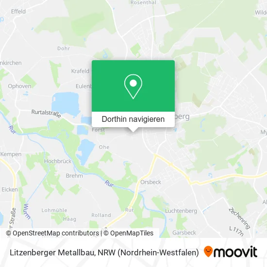 Litzenberger Metallbau Karte