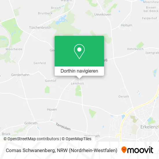 Comas Schwanenberg Karte