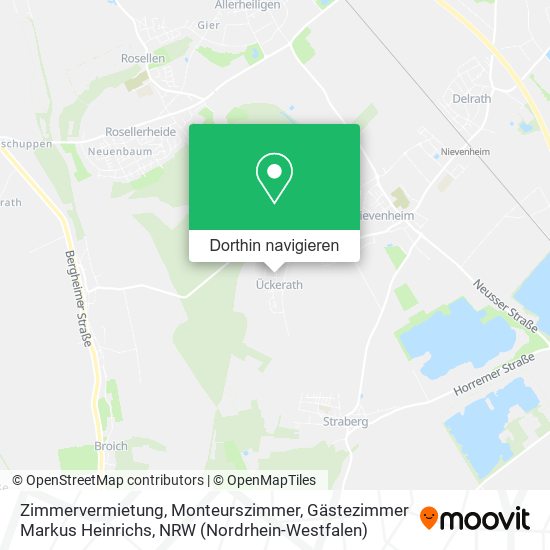 Zimmervermietung, Monteurszimmer, Gästezimmer Markus Heinrichs Karte