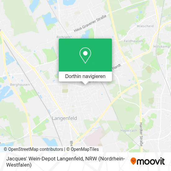 Jacques' Wein-Depot Langenfeld Karte