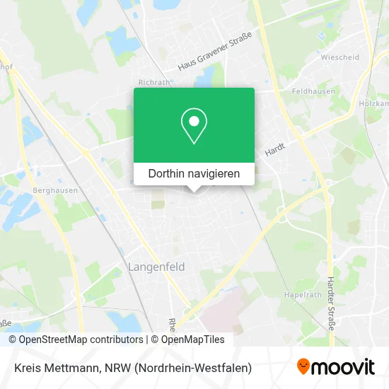 Kreis Mettmann Karte