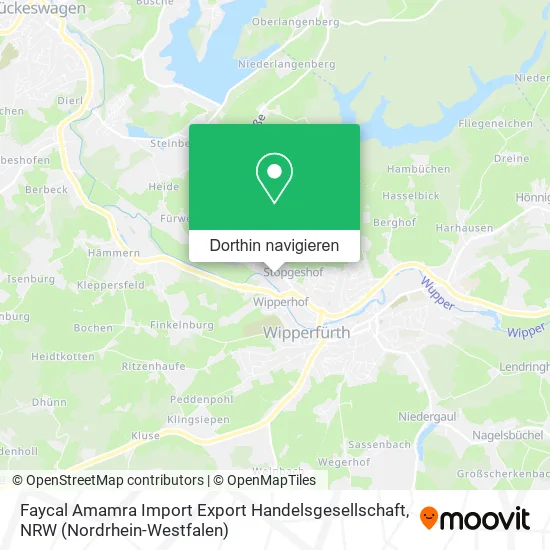 Faycal Amamra Import Export Handelsgesellschaft Karte