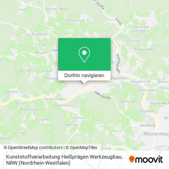 Kunststoffverarbeitung Heißprägen Werkzeugbau Karte