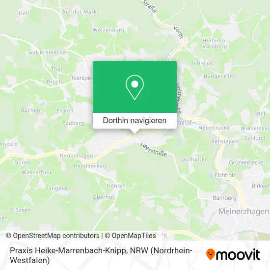 Praxis Heike-Marrenbach-Knipp Karte