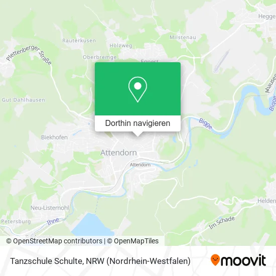 Tanzschule Schulte Karte