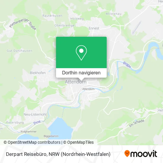 Derpart Reisebüro Karte
