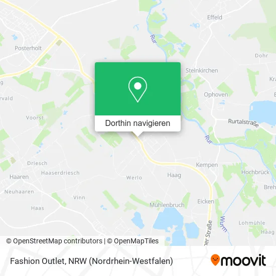 Fashion Outlet Karte