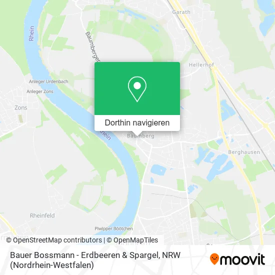 Bauer Bossmann - Erdbeeren & Spargel Karte