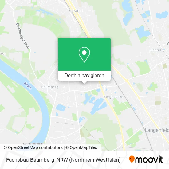 Fuchsbau-Baumberg Karte