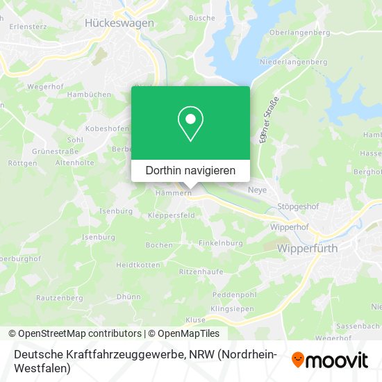 Deutsche Kraftfahrzeuggewerbe Karte