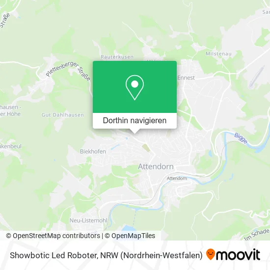 Showbotic Led Roboter Karte