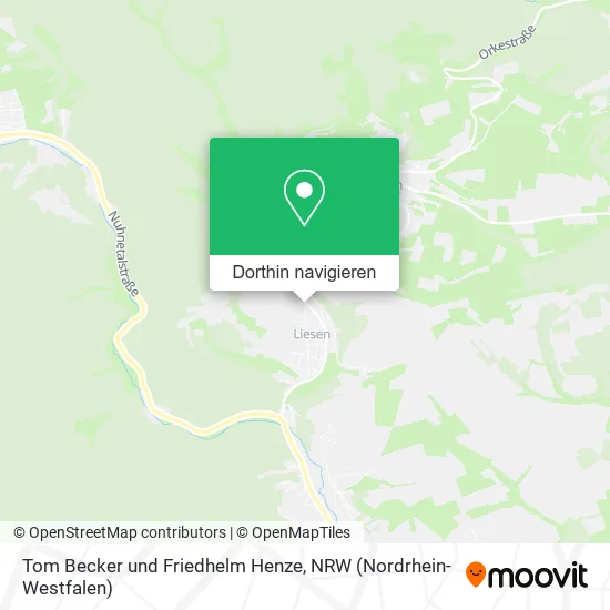 Tom Becker und Friedhelm Henze Karte