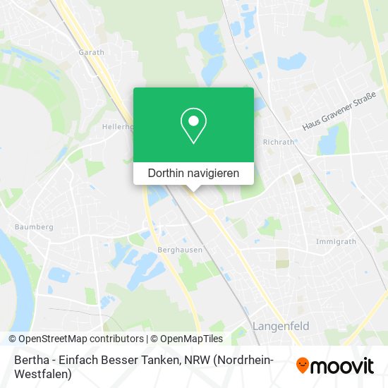 Bertha - Einfach Besser Tanken Karte