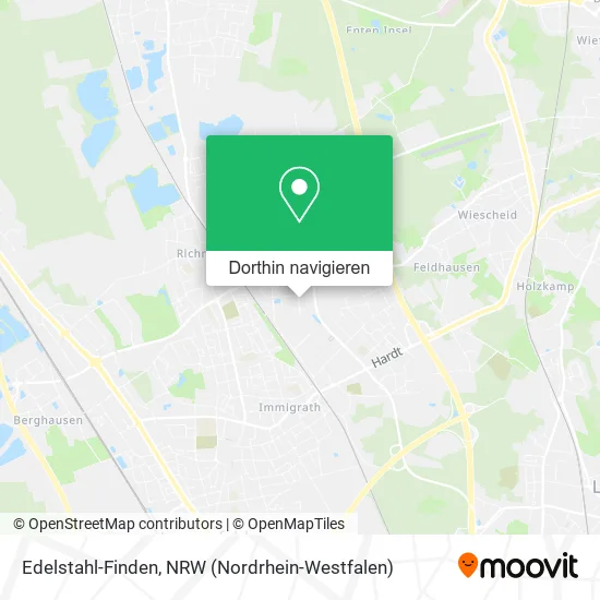 Edelstahl-Finden Karte