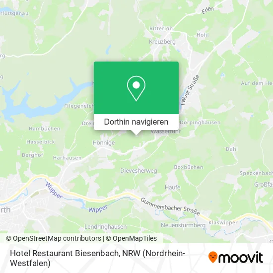 Hotel Restaurant Biesenbach Karte