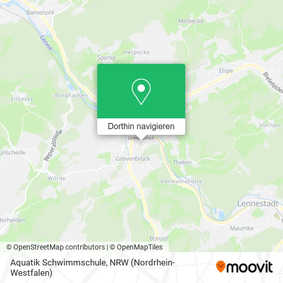 Aquatik Schwimmschule Karte