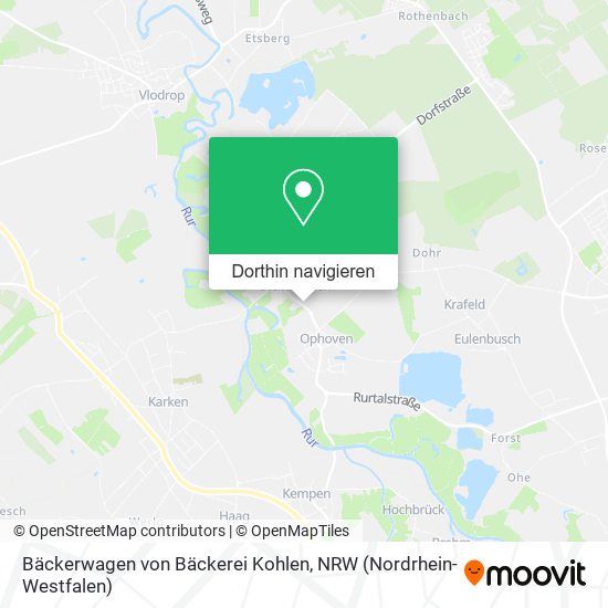 Bäckerwagen von Bäckerei Kohlen Karte