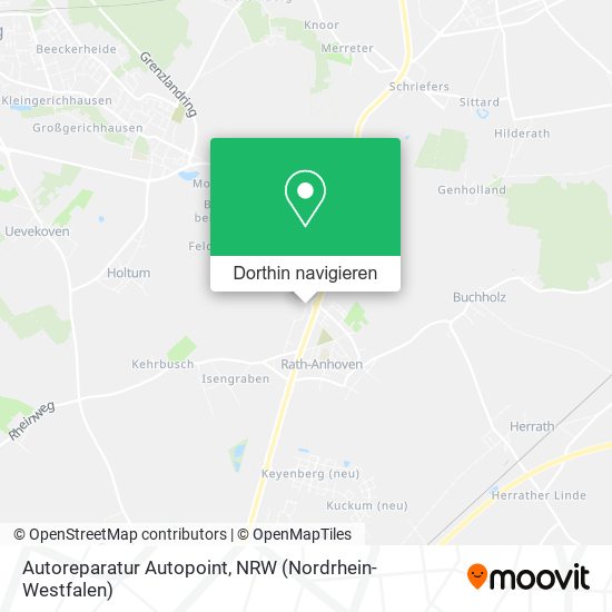 Autoreparatur Autopoint Karte