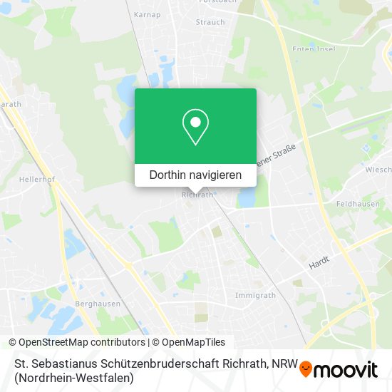 St. Sebastianus Schützenbruderschaft Richrath Karte