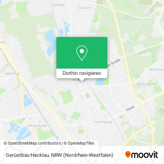 Gerüstbau Hecklau Karte