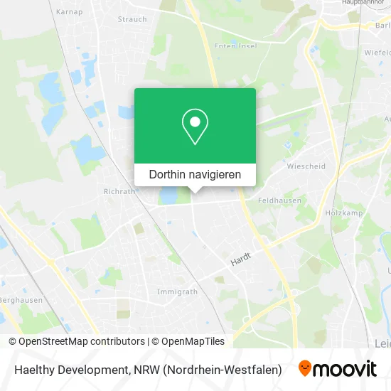 Haelthy Development Karte