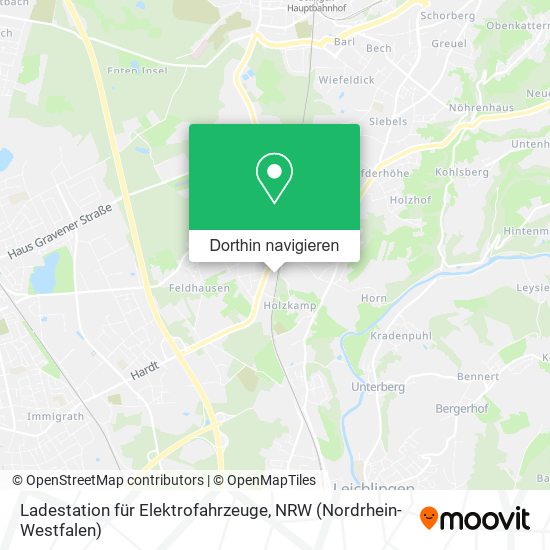 Ladestation für Elektrofahrzeuge Karte