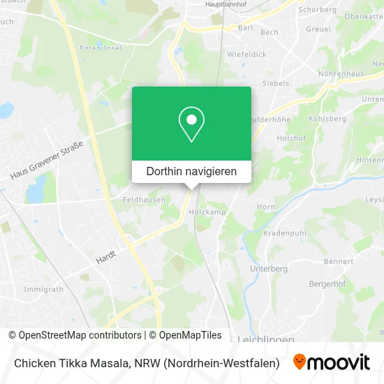 Chicken Tikka Masala Karte