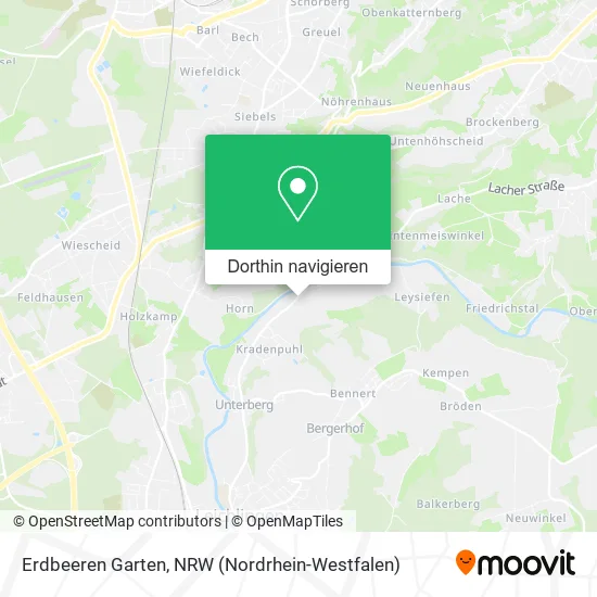 Erdbeeren Garten Karte