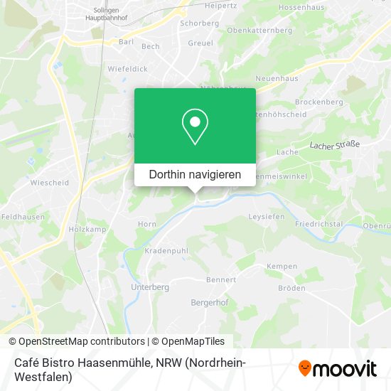 Café Bistro Haasenmühle Karte