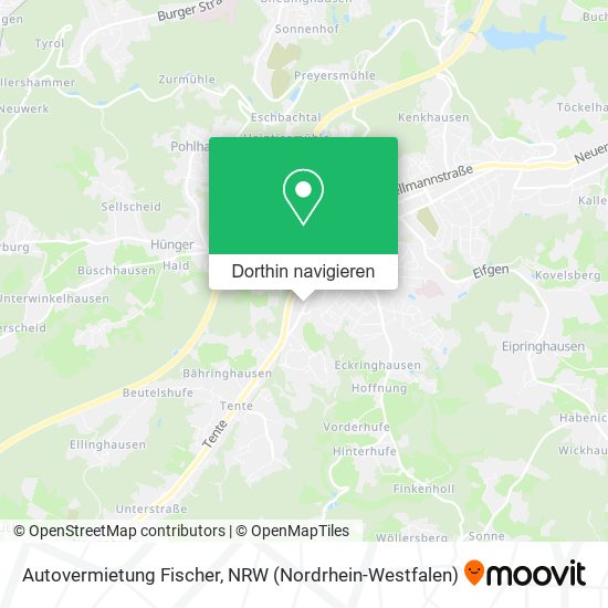 Autovermietung Fischer Karte