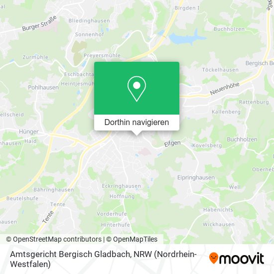 Amtsgericht Bergisch Gladbach Karte
