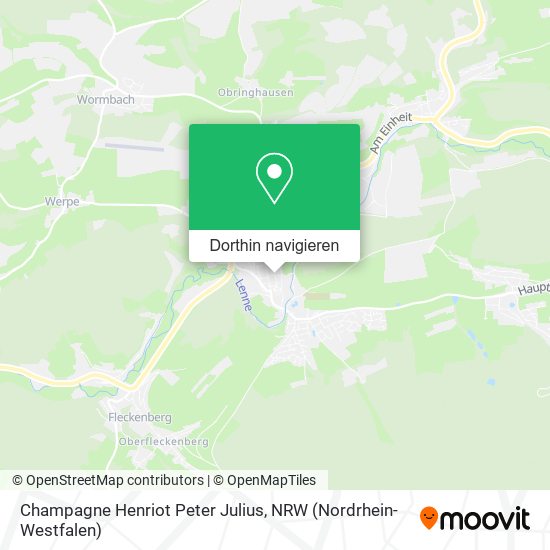 Champagne Henriot Peter Julius Karte