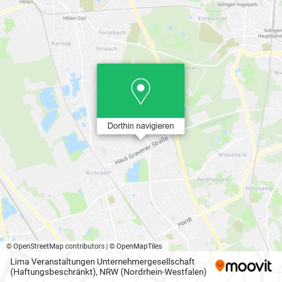 Lima Veranstaltungen Unternehmergesellschaft (Haftungsbeschränkt) Karte