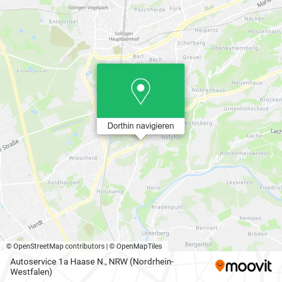 Autoservice 1a Haase N. Karte